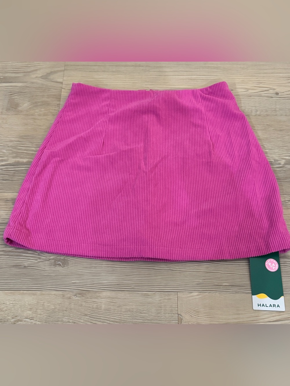 HALARA Corduroy Mini Skort